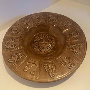 1979 Vintage Horoscope Astrology Zodiac Plate